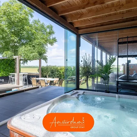 Βίλα Amsterdam Group - 26 Beds - Jacuzzi & Sauna Zwanenburg
